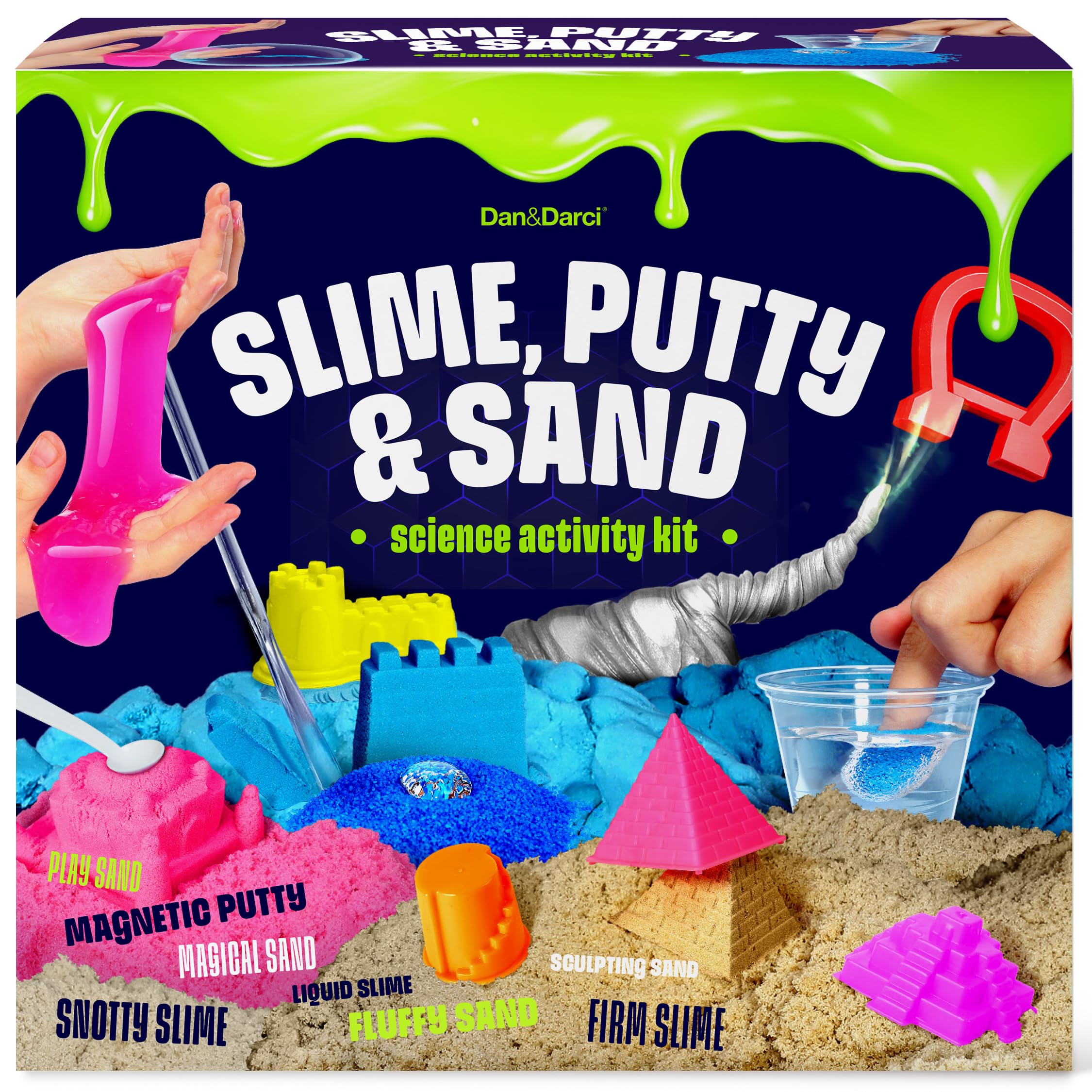 Slime & Putty Science Kit for Kids 8-10 - STEM Toys for Boys & Girls
Slime & Sand Sensory Kit for Kids 8-10 - Christmas